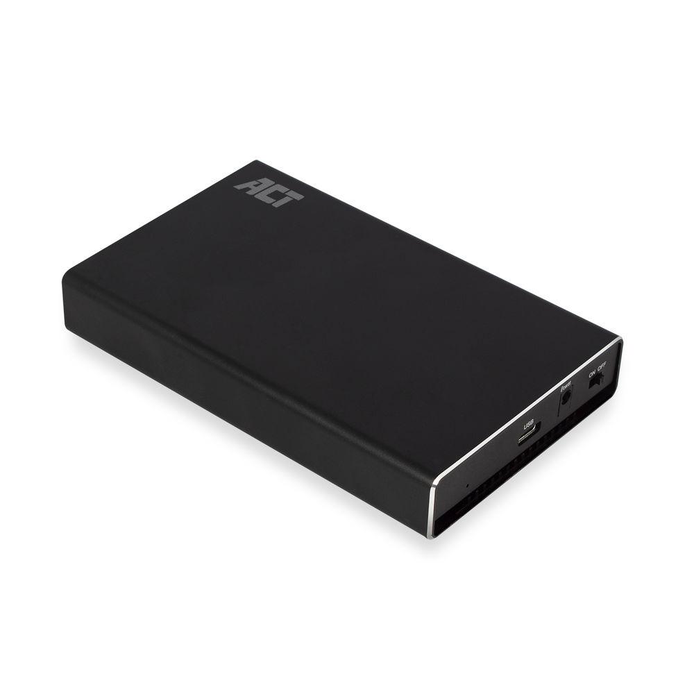 Чекмедже за твърд диск ACT AC1220, 2.5", SATA, USB-C 3.2 Gen2 (USB 3.1), Черен 1