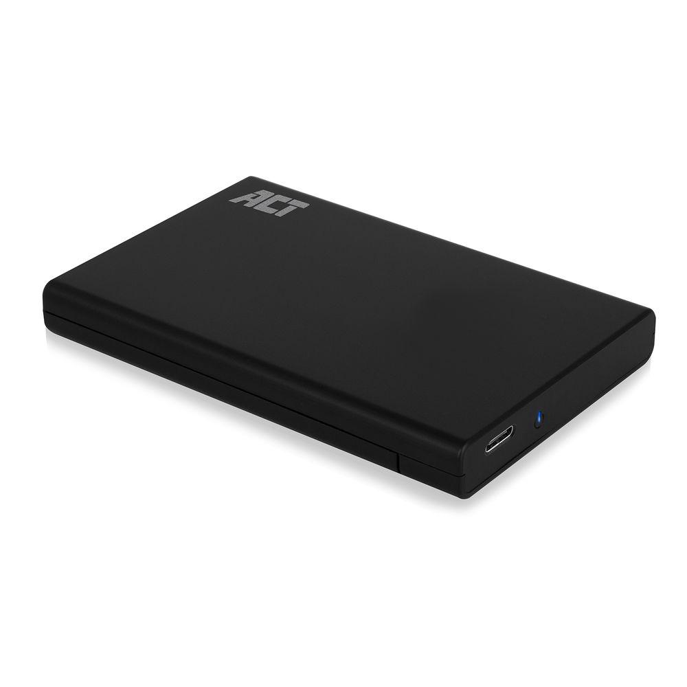 Чекмедже за твърд диск ACT AC1225, SATA, 2.5", USB-C 3.2 Gen2, Черен 1