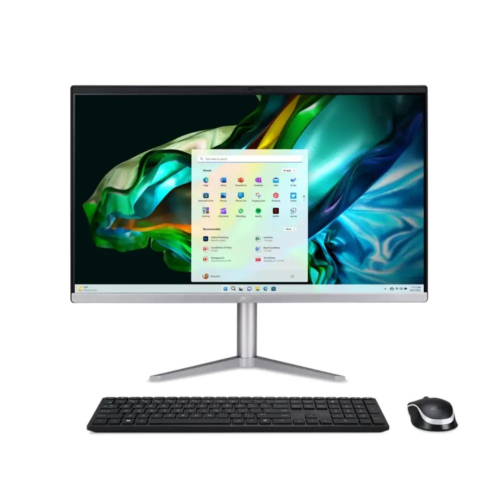 Kомпютър Acer Aspire All-In-One C24-1300, AMD Ryzen 3 7320U, 23.8" FHD, 8GB DDR5, 512GB SSD, NO OS 1