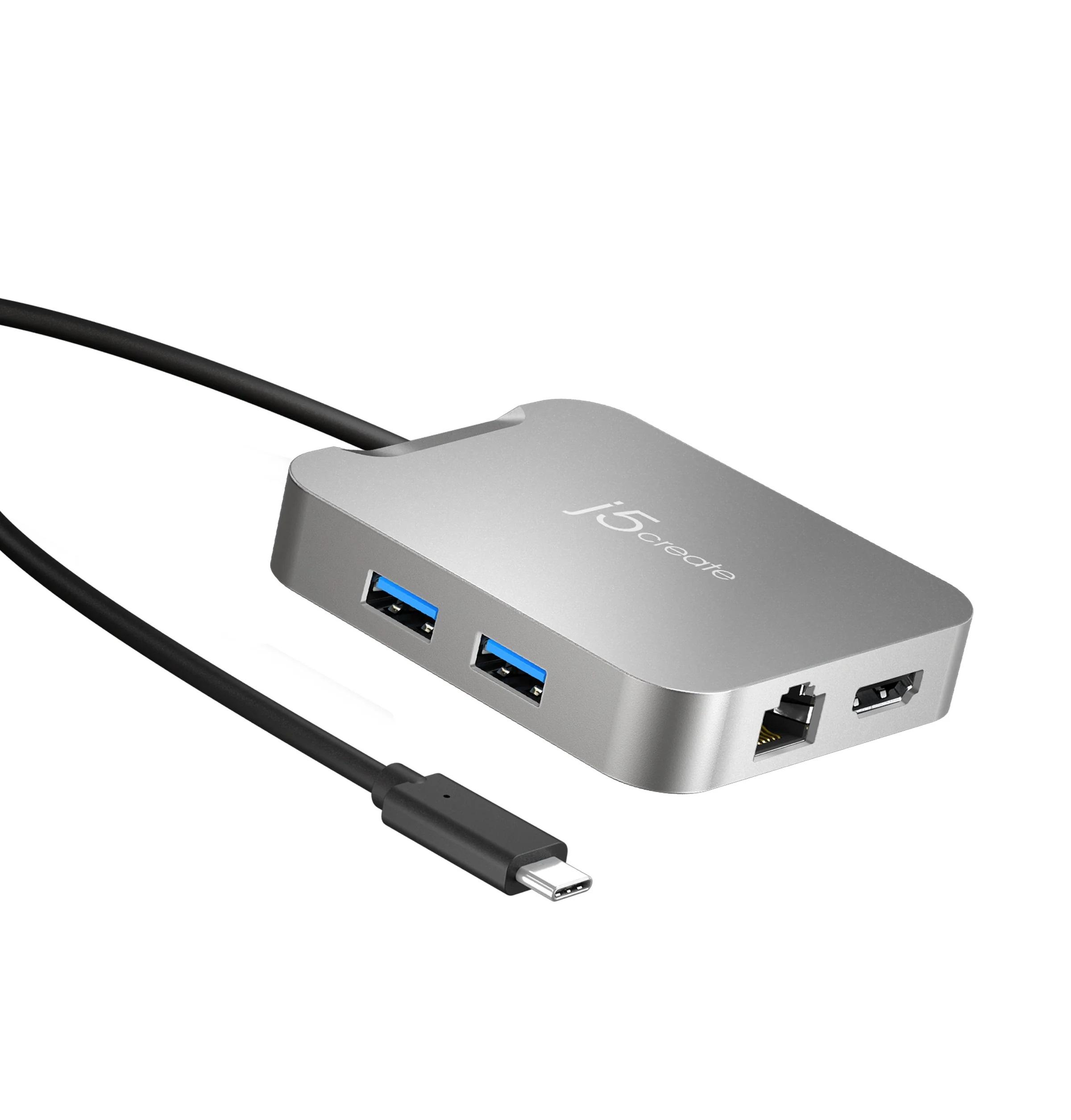 Докинг станция j5create JCD391 4K60 Elite USB-C PD, USB-A, HDMI, RJ-45 1