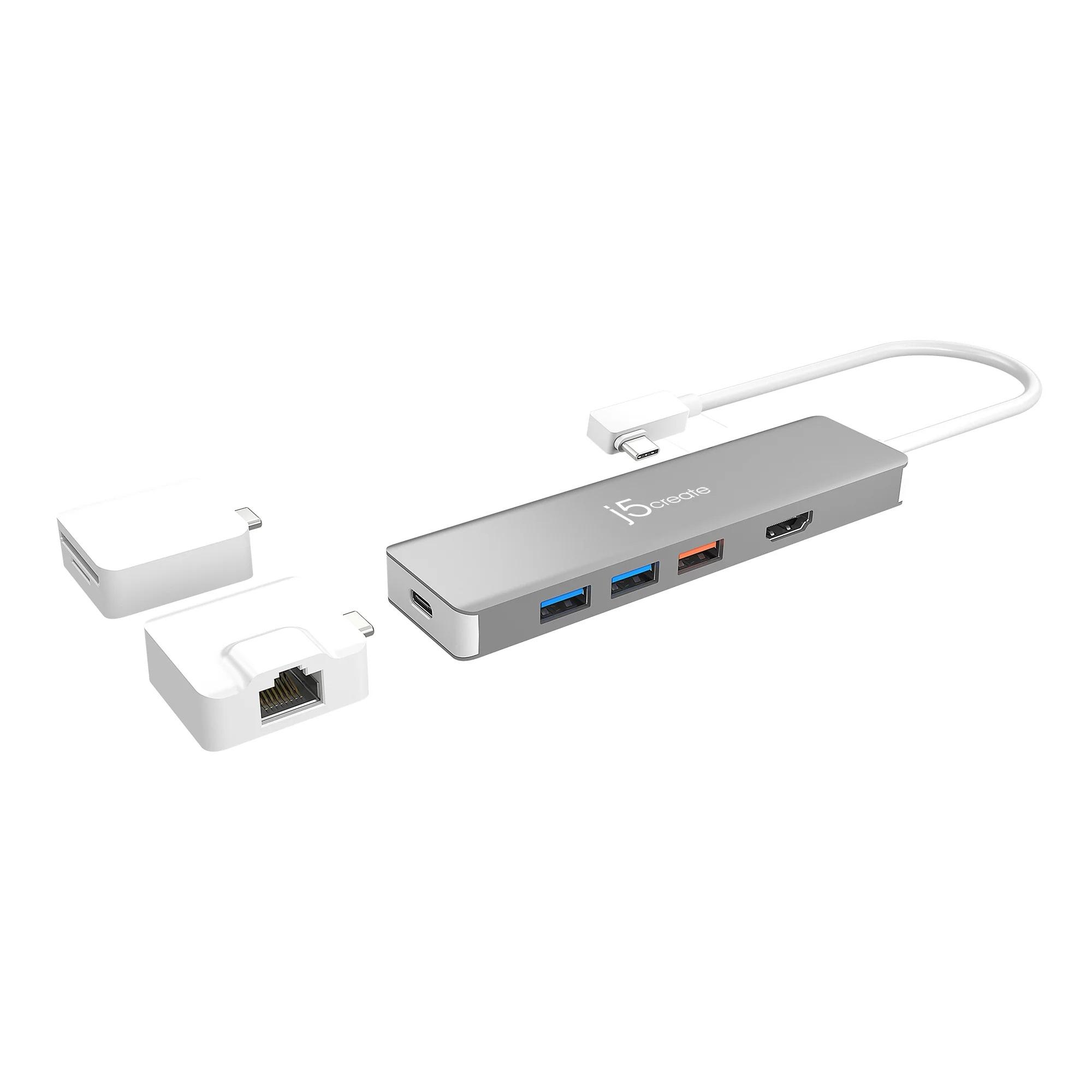 Модулна докинг станция j5create JCD375, 2 модула, USB-C 1