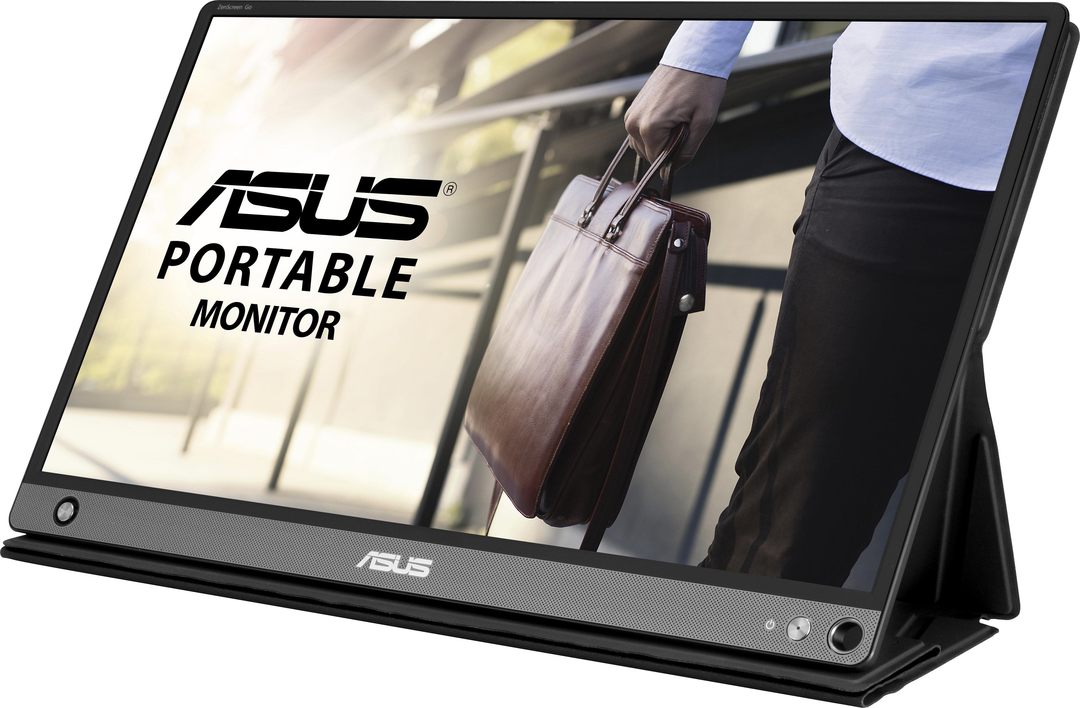 Монитор ASUS ZenScreen Go MB16AHP 15.6" FHD (1920x1080) IPS, USB Type-C, Преносим 1