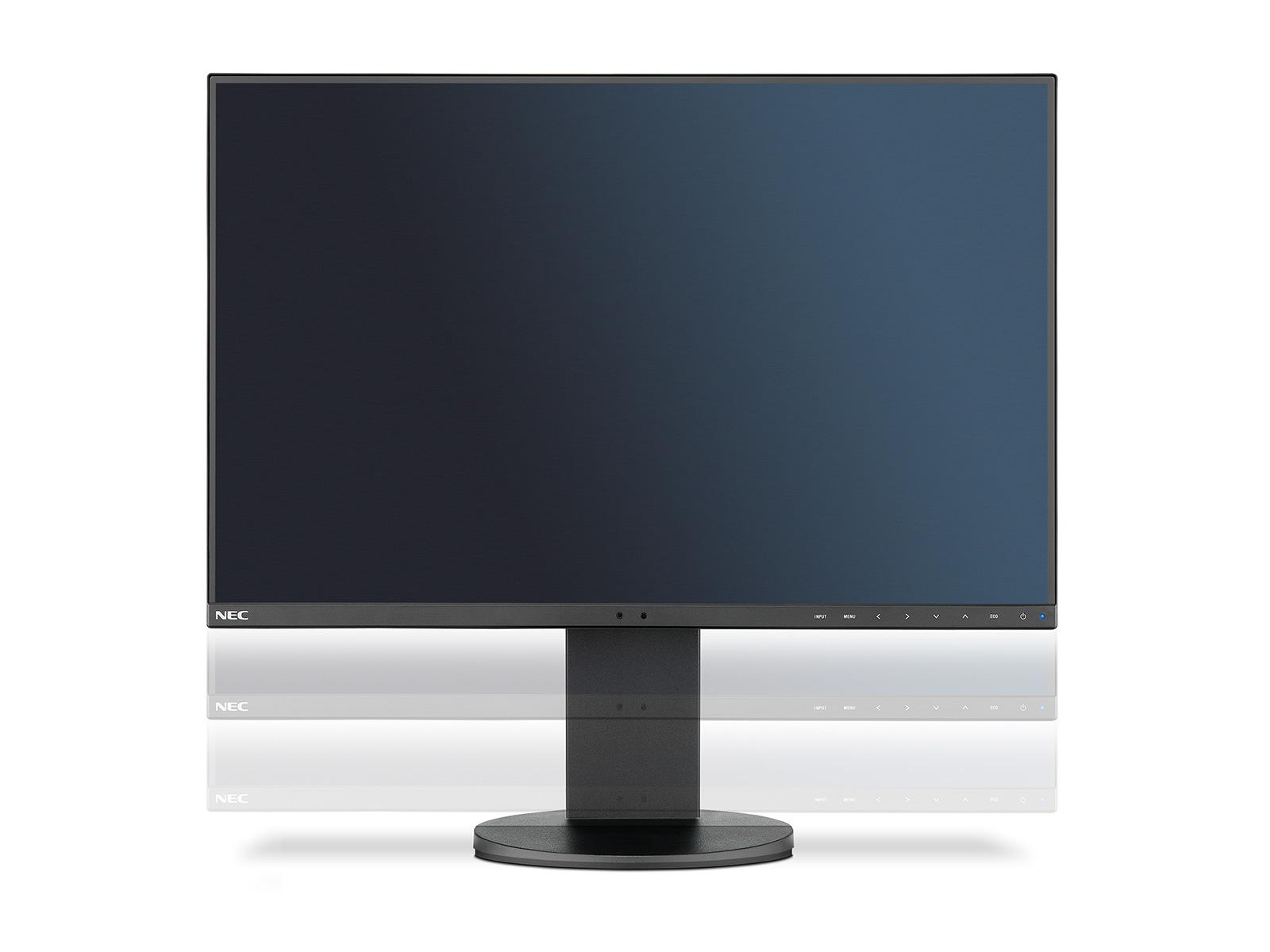 Монитор NEC MultiSync EA241WU, IPS, 24" inch, Wide, 1920x1200, DVI-I, DisplayPort, HDMI, VGA, Черен 1