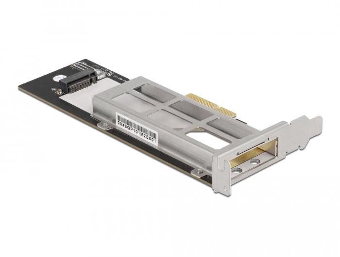 Подвижна стойка Delock PCI Express Card за 1 x M.2 NMVe SSD, Нисък профил 1