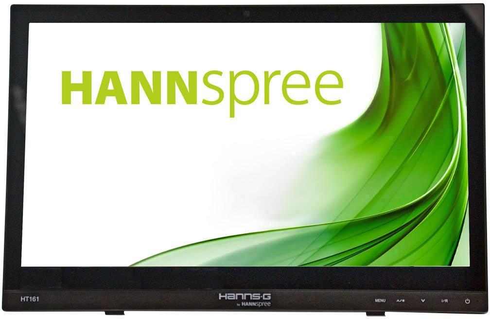 Тъч монитор HANNSPREE HT 161 HNB, TFT, 15.6 inch, Whide, HD Ready, D-Sub, HDMI, 10 Point Touch, Черен 1