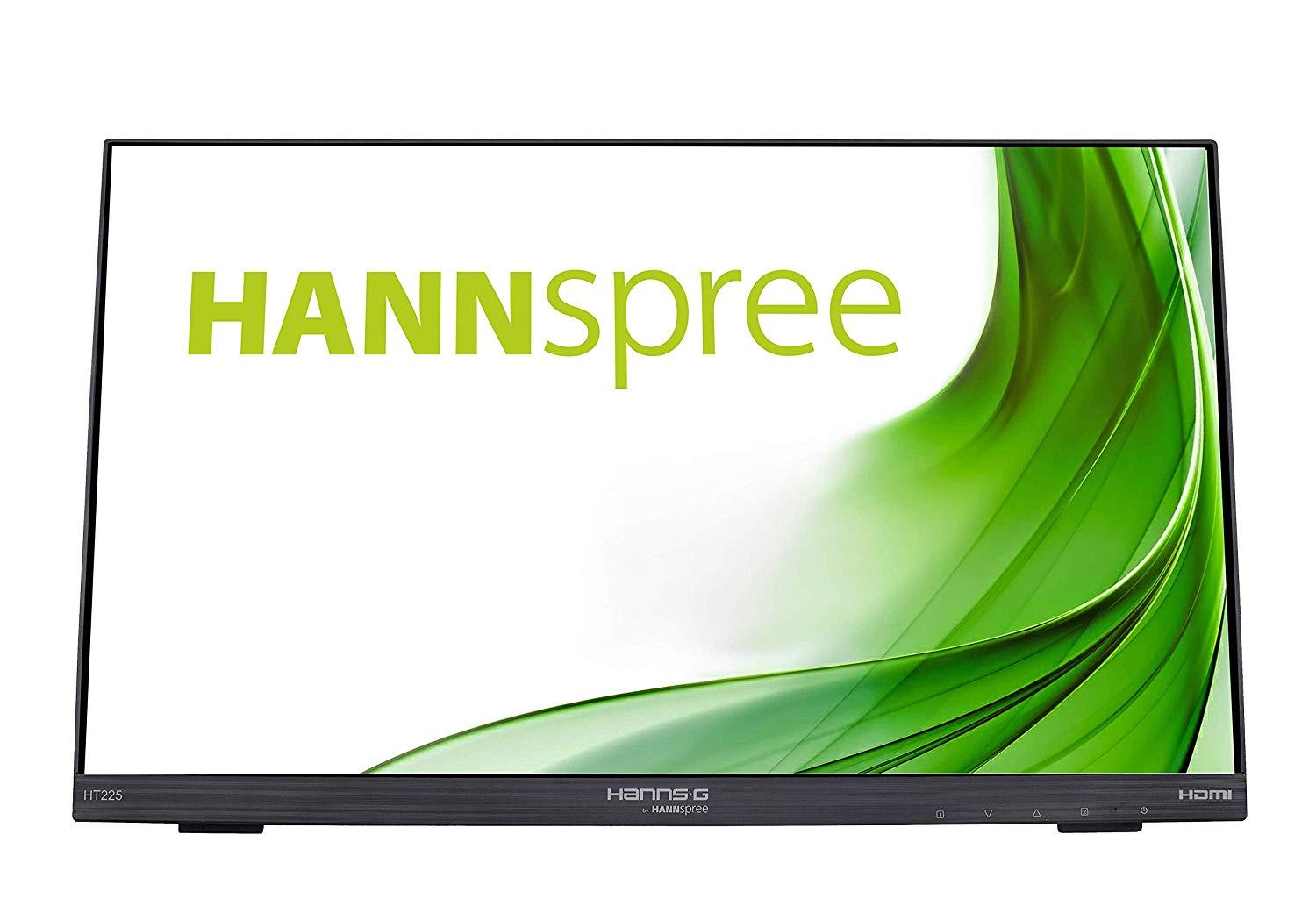 Тъч монитор HANNSPREE HT225HPB, LED, 21.5 inch, Wide, Full HD, Display Port, VGA, HDMI, Черен 1