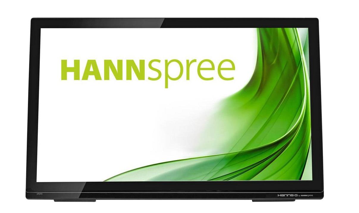 Тъч монитор HANNSPREE HT273HPB, HS-IPS, 27 inch, Wide, Full HD, D-Sub, HDMI, Черен 1