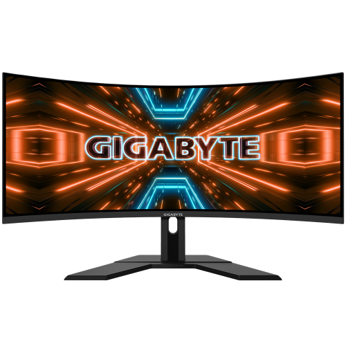 Геймърски Монитор Gigabyte G34WQC-A-EK, 34" VA 4K,UWQHD,Curved 1500R, HDR, 144Hz, 1ms 2