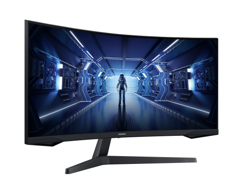 Монитор Samsung Odyssey G5 34 inch, VA Curved UWQHD 3440x1440 3