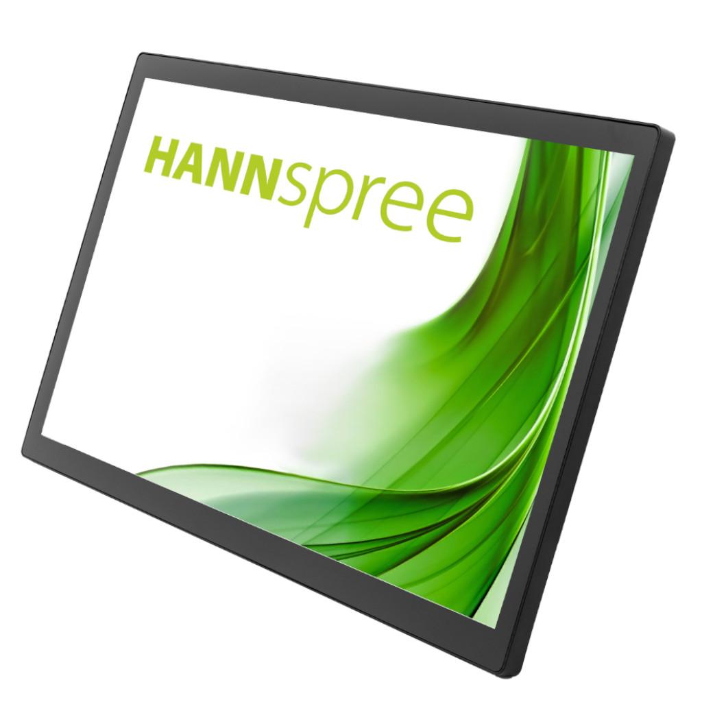 Тъч монитор HANNSPREE HT221PPB, TFT, 21.5 inch, Wide, Full HD, D-Sub, USB-C, HDMI, DP, 10 Point Touch, Черен 1