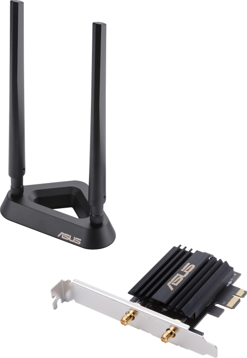 Адаптер ASUS PCE-AX58BT, AX3000 Dual Band PCI-E, WiFi 6 (802.11ax) 2