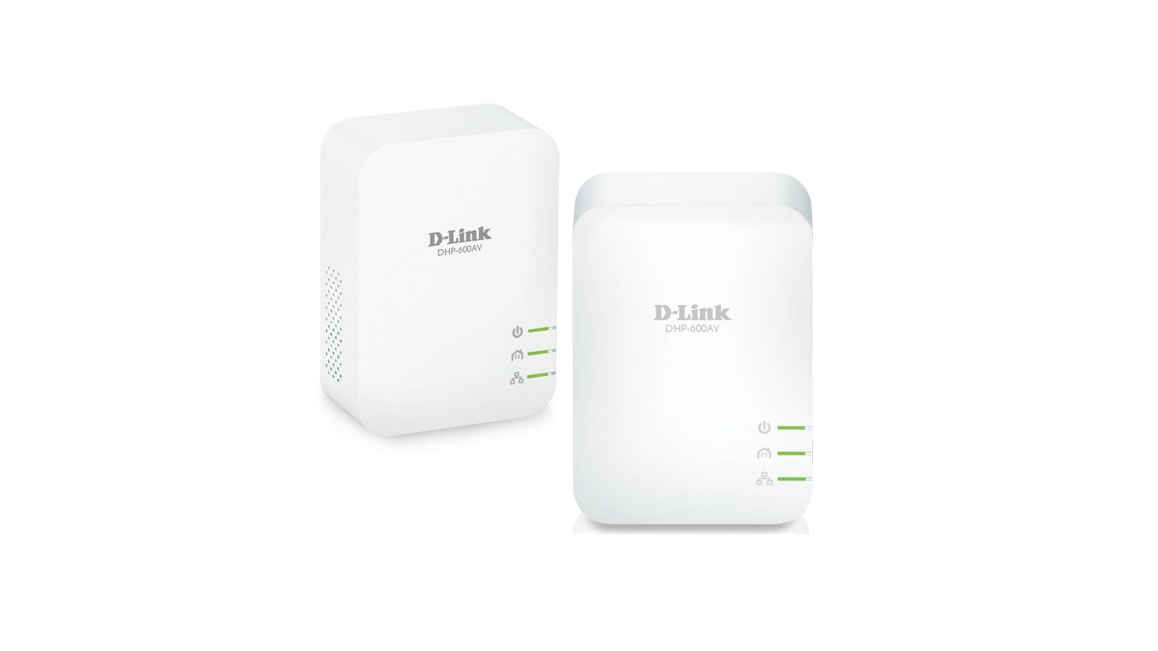 Адаптер D-Link PowerLine AV2 1000 HD Gigabit Starter Kit, 1000 Mbps, 2 бр. в пакет, DHP-601AV/E 1