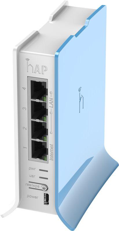 Безжичен Access Point MikroTik hAP lite RB941-2nD-TC, 32MB RAM, 4xLAN, built-in 2.4Ghz 802.11b/g/n, tower case 1