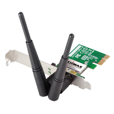 Безжичен PCI Express адаптер EDIMAX EW-7612PIN, Realtek, 2.4Ghz, 802.11n/g/b 1