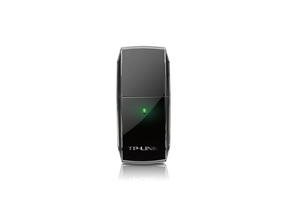 Безжичен адаптер TP-LINK Archer T2U, AC600, Dual band, USB, вградена антена 1