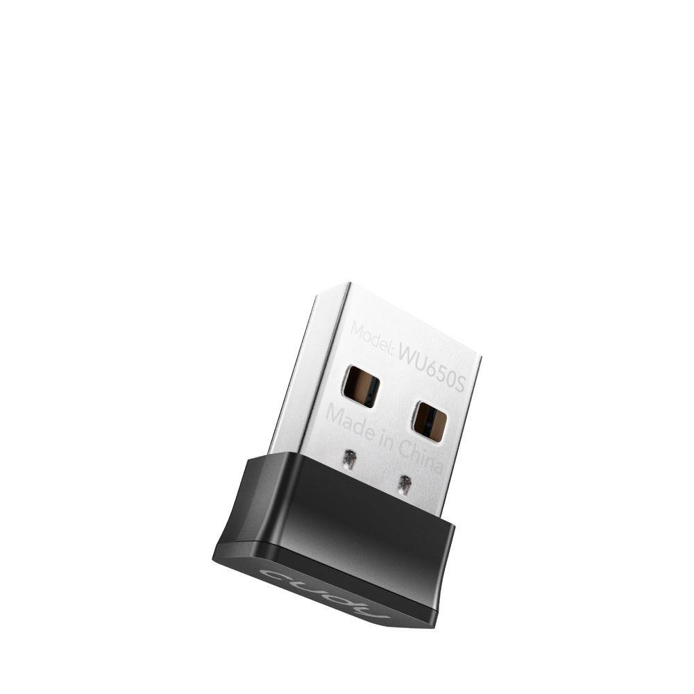 Безжичен нано адаптер Cudy WU650S, USB 2.0, 2.4/5 Ghz, Вградена антена 2dBi 1