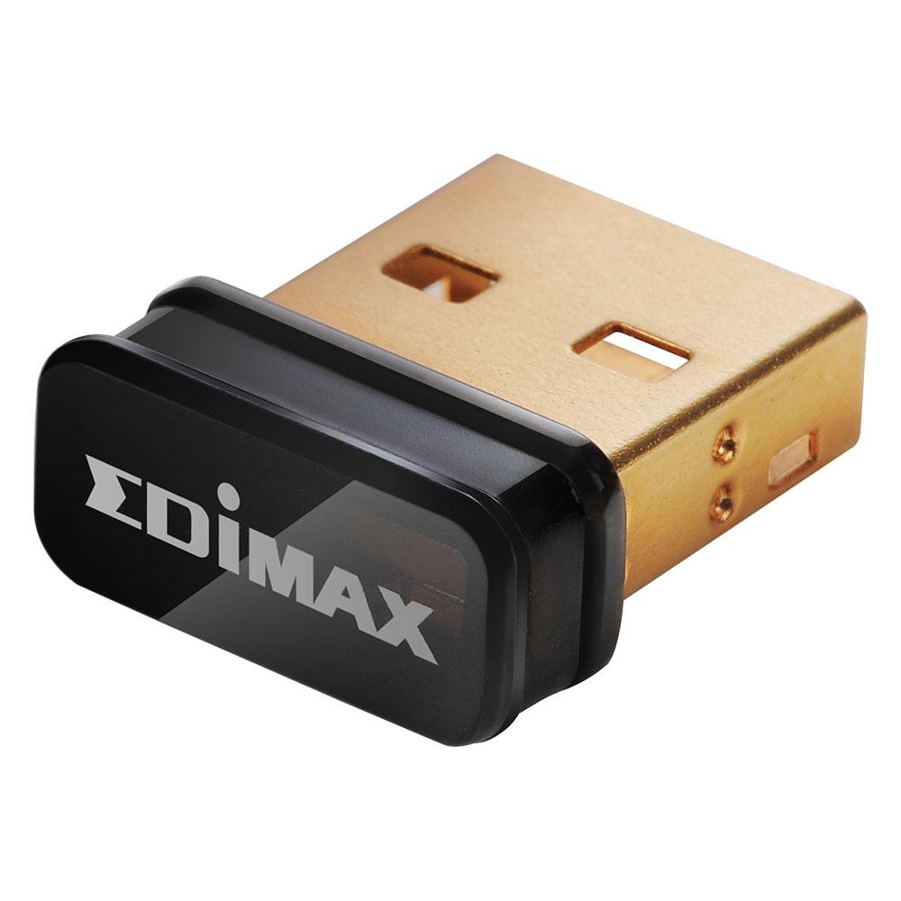 Безжичен нано адаптер EDIMAX EW-7811UN, USB, Realtek, 2.4Ghz, 802.11n/g/b 1