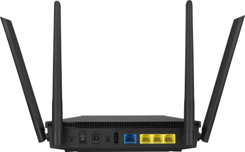 Безжичен рутер ASUS RT-AX53U, 2.4/5 GHz, 547 - 1201 Mbps, WiFi 6 (802.11ax) 5