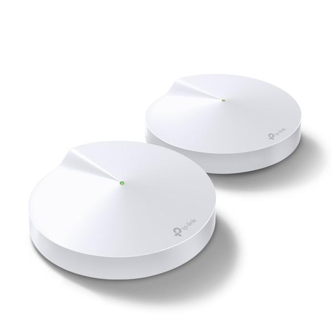 Безжичен рутер TP-Link Deco M5, AC1300, 2.4/5 GHz, 400 -  867 Mbps, Gigabit, (2-pack) 1