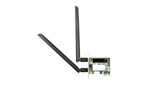 Безжична карта D-Link DWA-582, Dual band, AC 1200, 2.4/ 5GHz,  PCI Express 2