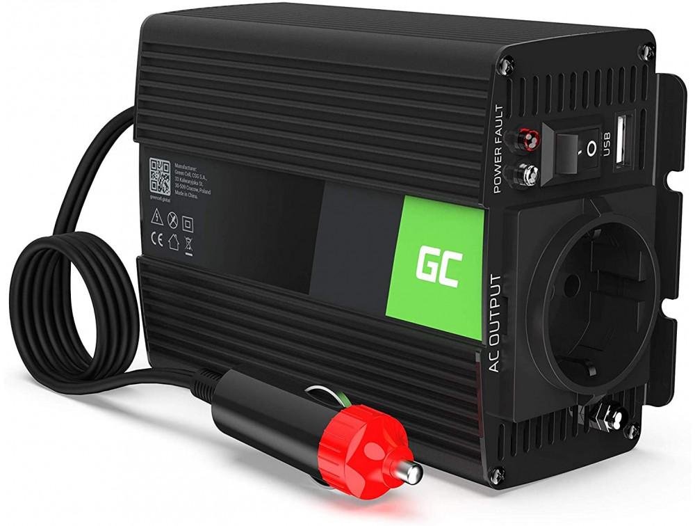 Инвертор GREEN CELL 24V/150W  чиста синусоида 1