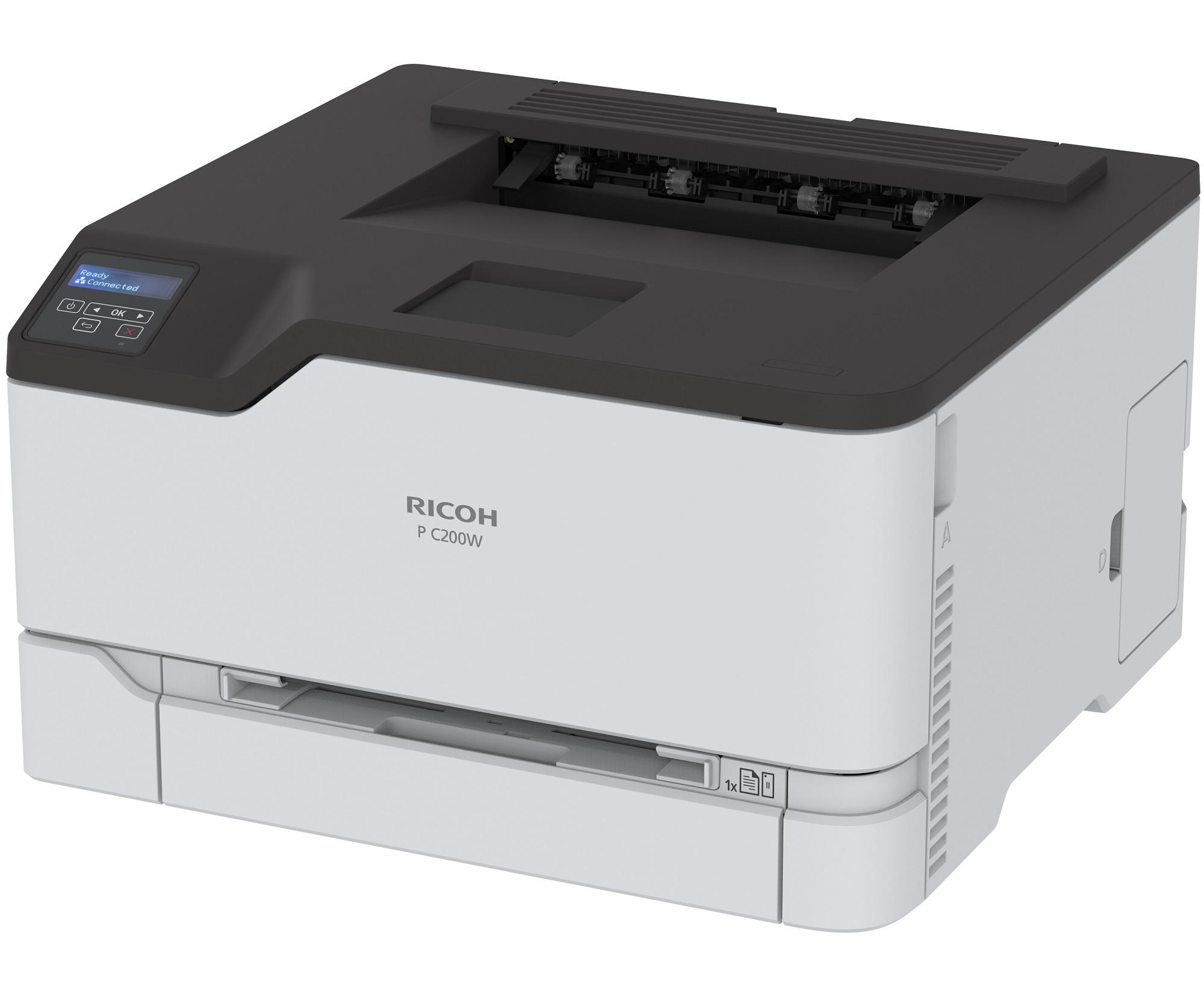 Лазерен принтер RICOH P C200W, Цветен, USB 2.0, LAN, WiFi, A4, 24 ppm 1