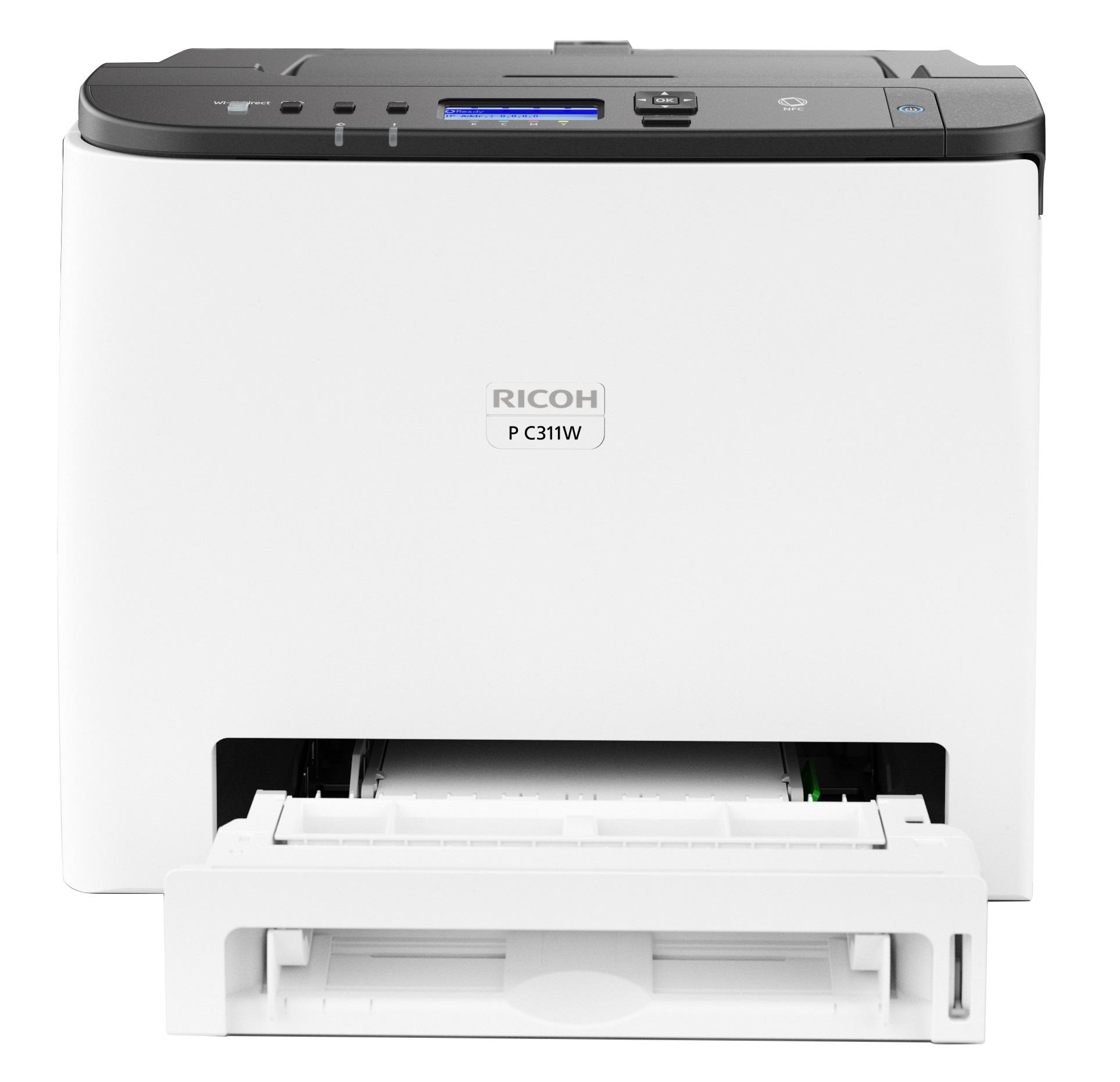 Лазерен принтер RICOH P C311W, Цветен, A4, USB 2.0, LAN, WiFi, 25 ppm 1