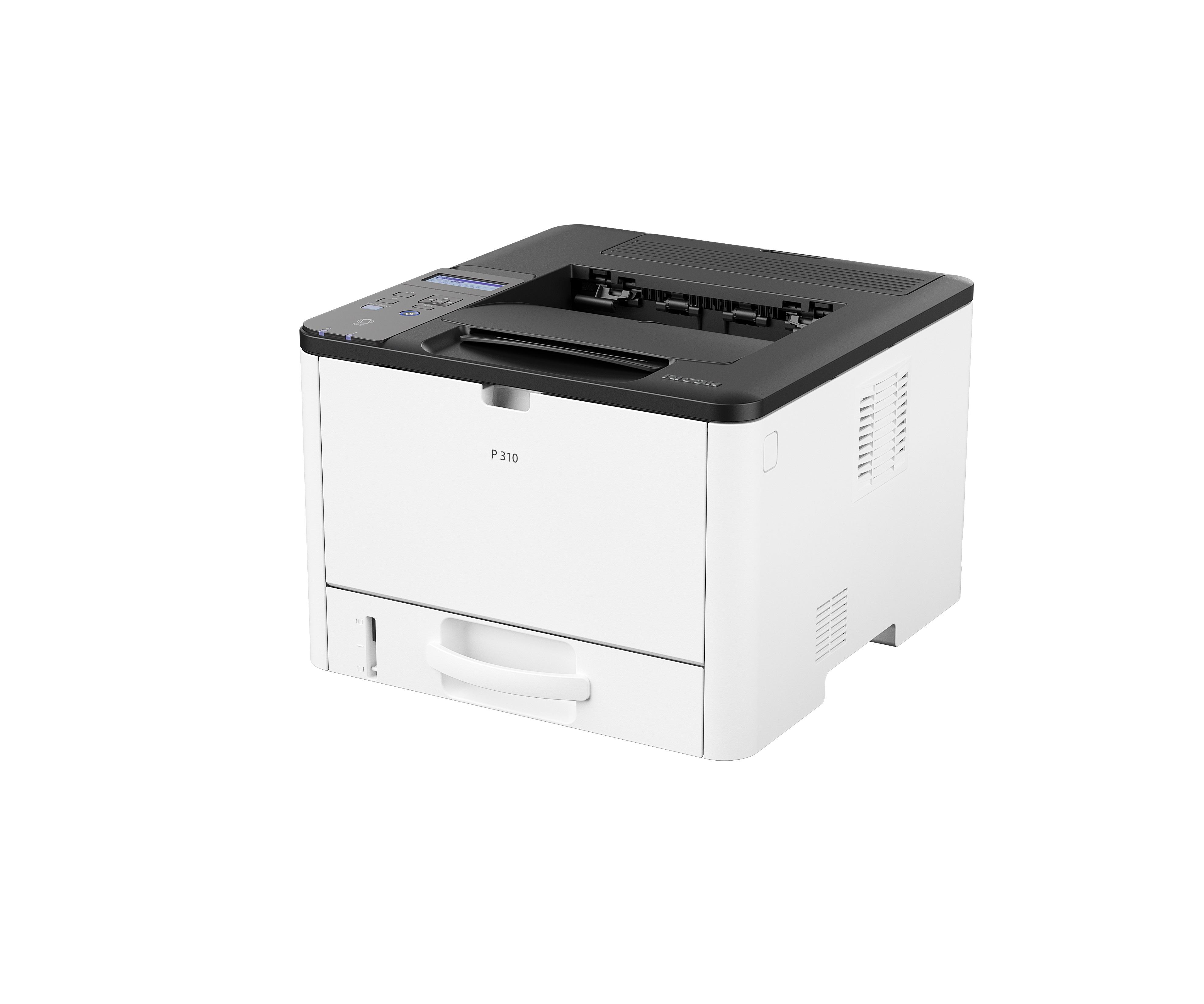 Лазерен принтер RICOH P310, USB 2.0, LAN, A4, 32 ppm, Стартов тонер 1000 к. 1