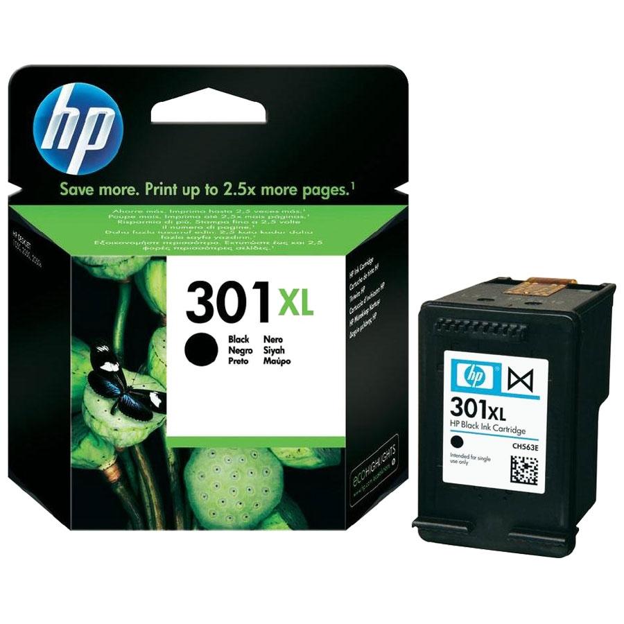 Мастилница oригинал  HP 301XL, черен , CH563EE 1