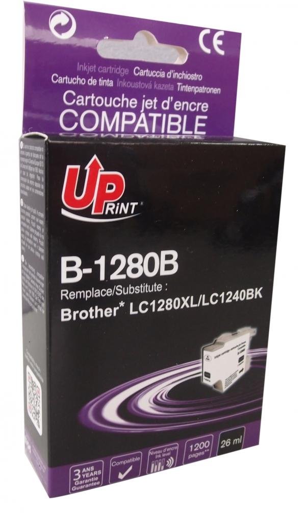 Мастилница UPRINT LC1280XL/1240/1220, BROTHER, Черен 1