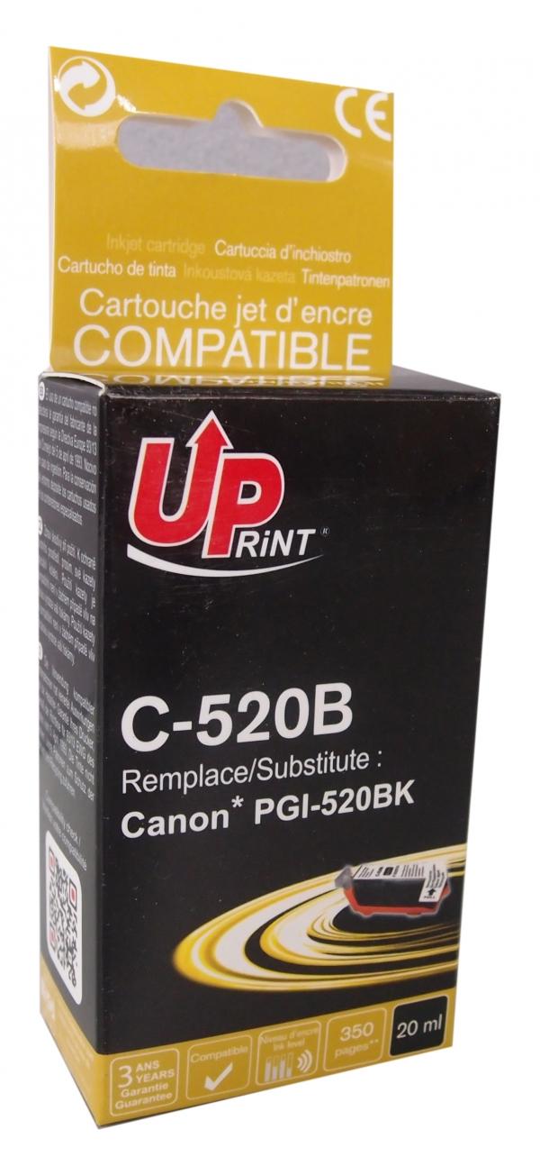 Мастилница UPRINT PGI520 CANON, С чип, Черен 1