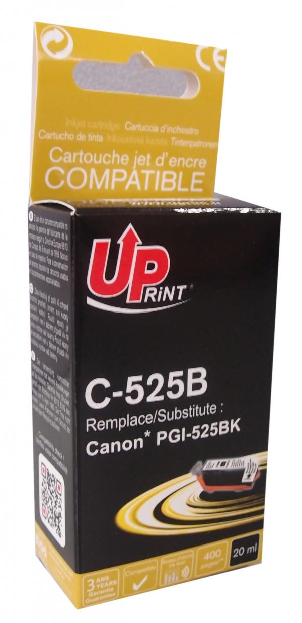 Мастилница UPRINT PGI525 CANON, С чип, Черен 1