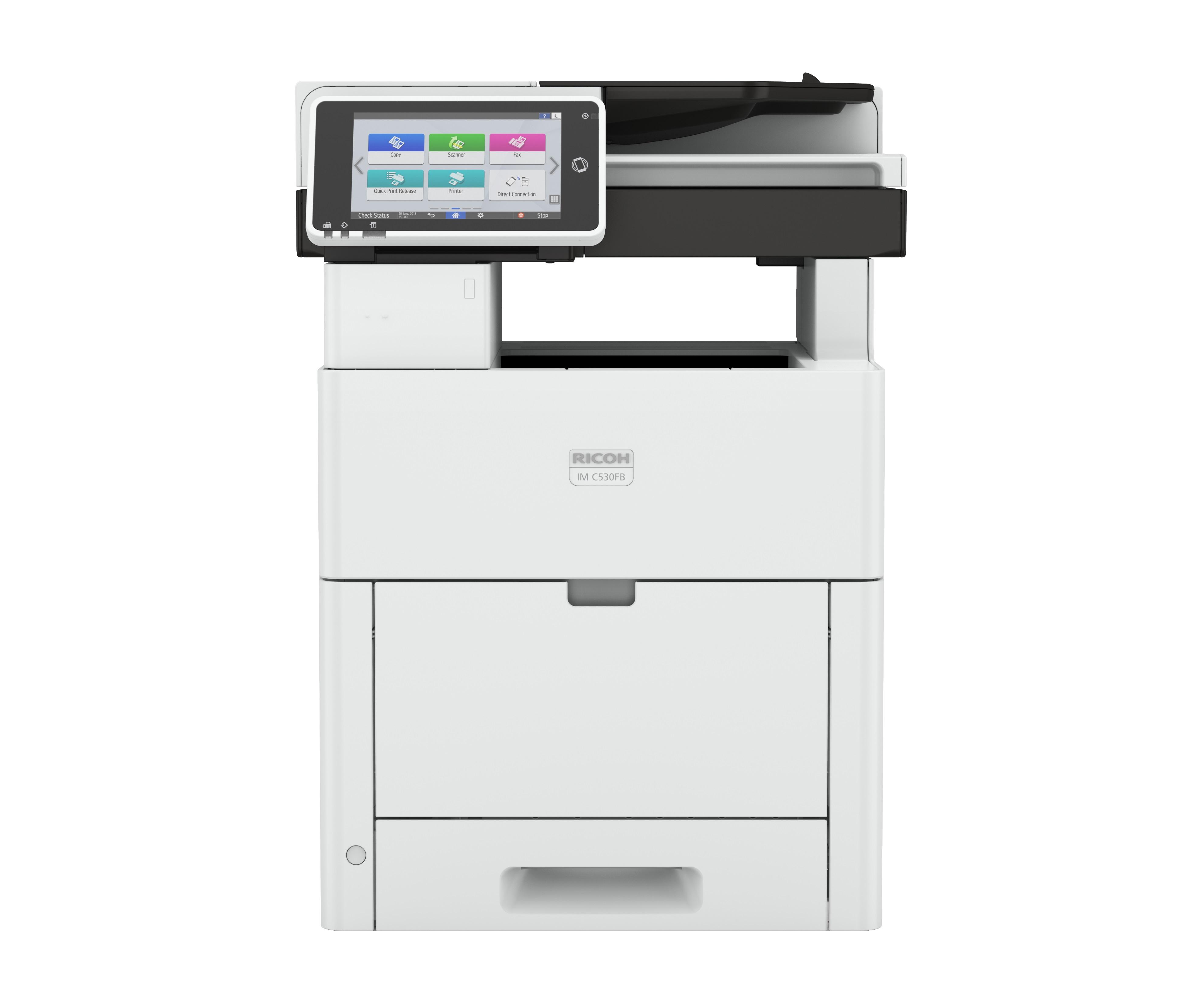 Мултифункционалнo устройствo Ricoh IM C530FB, A4, 53 стр/мин, 7" панел, SPDF 100стр. 1