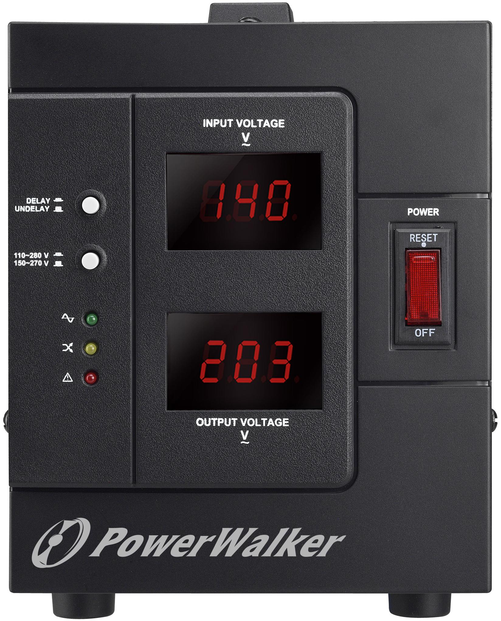 Стабилизатор POWERWALKER AVR 1500 SIV, 1500VA 1