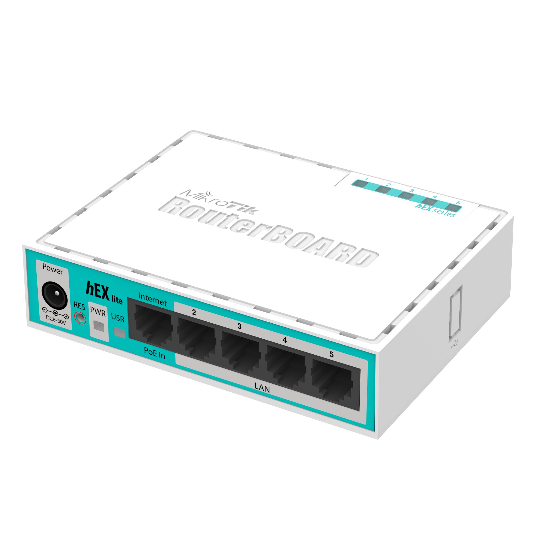 Рутер MiKrotik RB750R2, 10/100 Mbps, PoE, 64 MB, CPU 850MHz, Бял 1