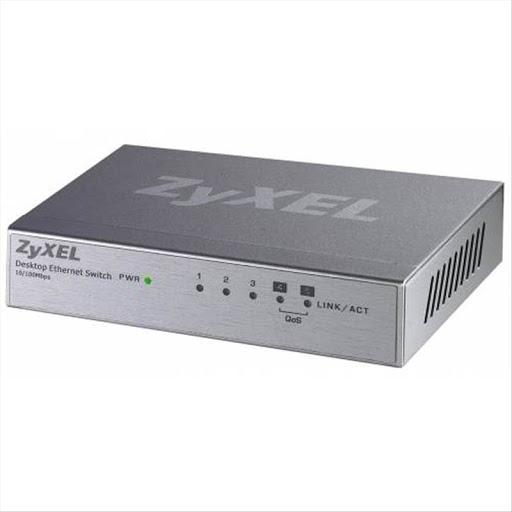 Суич 5-портов ZyXEL GS-1200-5HPV2, Web Managed, Gigabit, PoE 1