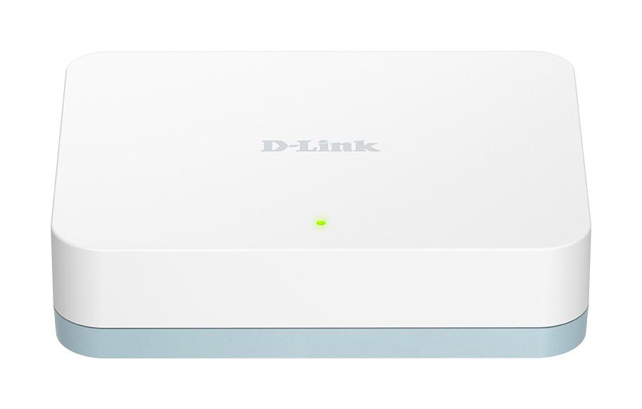 Суич D-Link DGS-1005D/E, 5 портов, 10/100/1000, Gigabit, Desktop 1