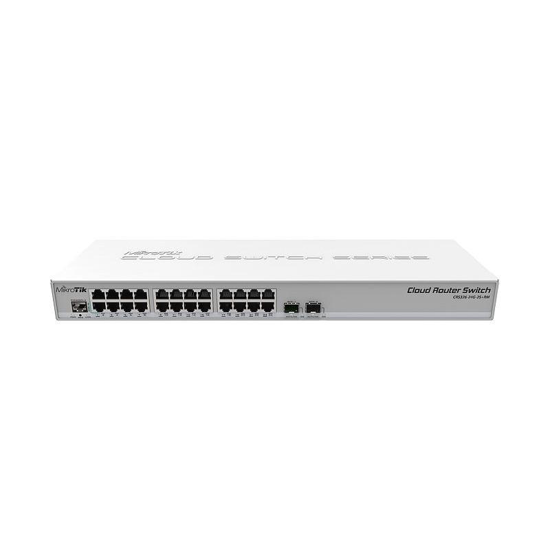 Суич MikroTik CRS326-24S+2Q+RM, 24 x Gigabit Ethernet ports, 2 x SFP 1