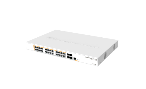 Суич Mikrotik CRS328-24P-4S-RM, 24xGigabit LAN, L2/L3, 4xSFP+ cages 1