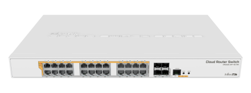 Суич Mikrotik CRS328-24P-4S-RM, 24xGigabit LAN, L2/L3, 4xSFP+ cages 2