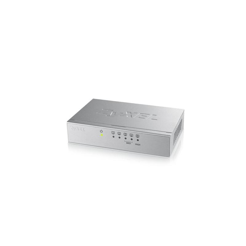 Суич ZYXEL GS-105B v3, 5 портов, Gigabit, метален корпус 1