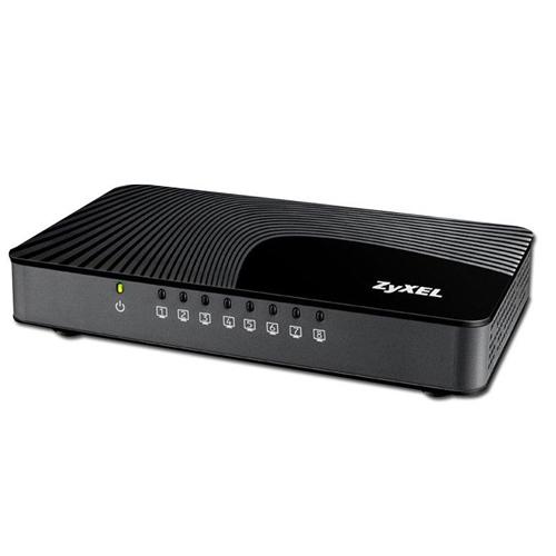 Суич ZYXEL GS-108S, 8 портов, Gigabit 1