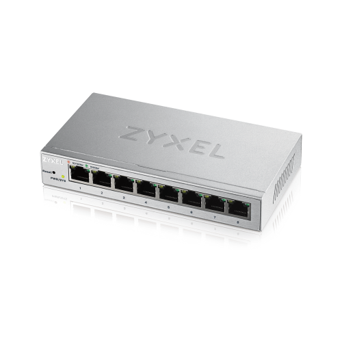 Суич ZyXEL GS-1200-8, 8 портов, Gigabit, webmanaged 1