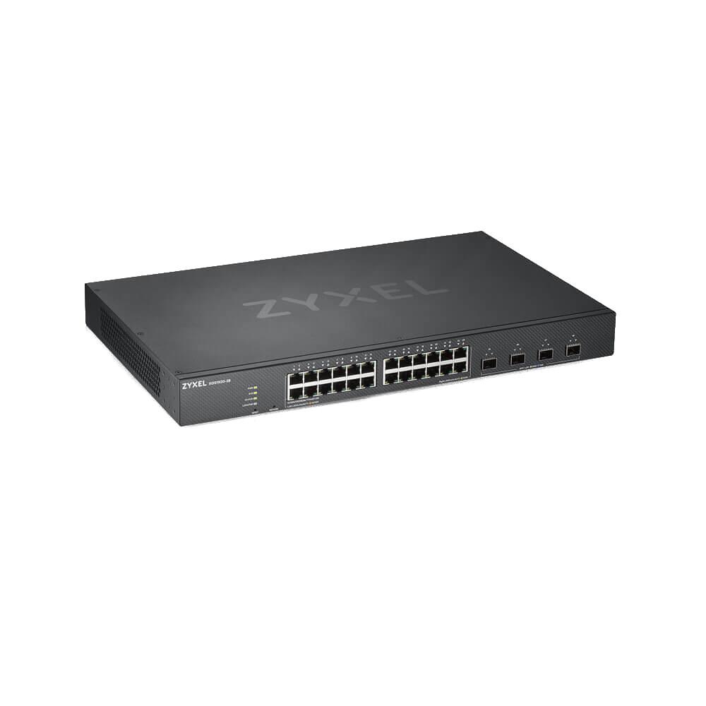 Суич ZYXEL XGS1930-28HP, 28 портов управляем L3, 24x Gigabit, 4x SFP+ порта, PoE ports 1