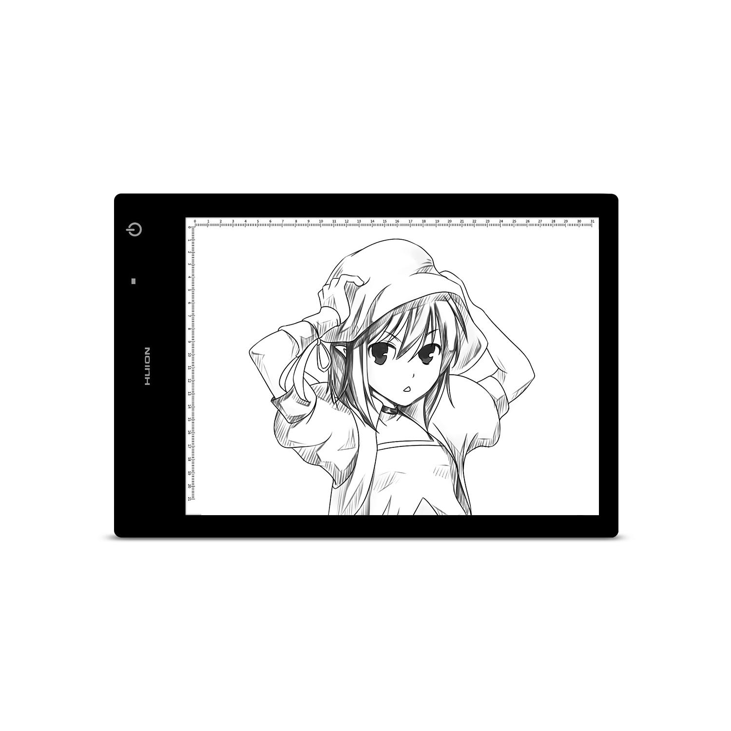 LED светеща подложка за рисуване HUION LED light pad LB4, Батерия 1050mAh 1