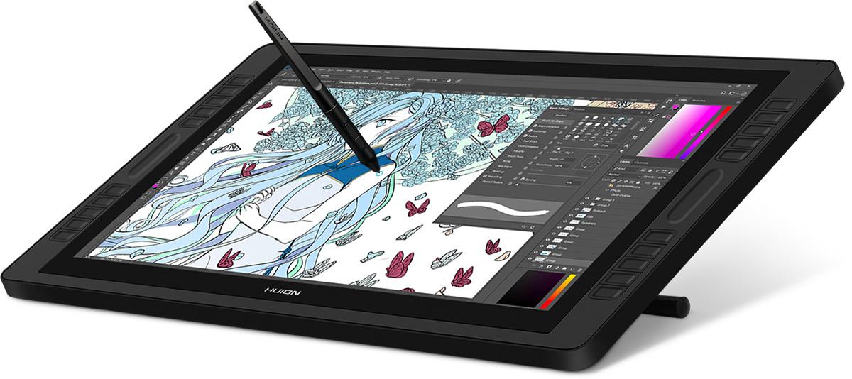 Графичен дисплей таблет HUION  Kamvas Pro 22 2019 GT2201, Черен 1