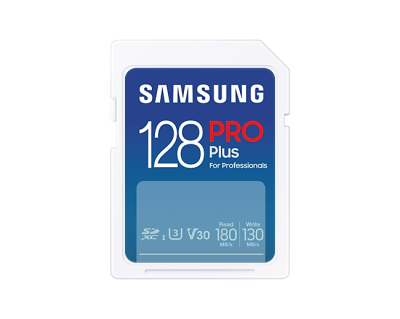 Карта памет Samsung PRO Plus, SD Card, 128GB, Бяла 1