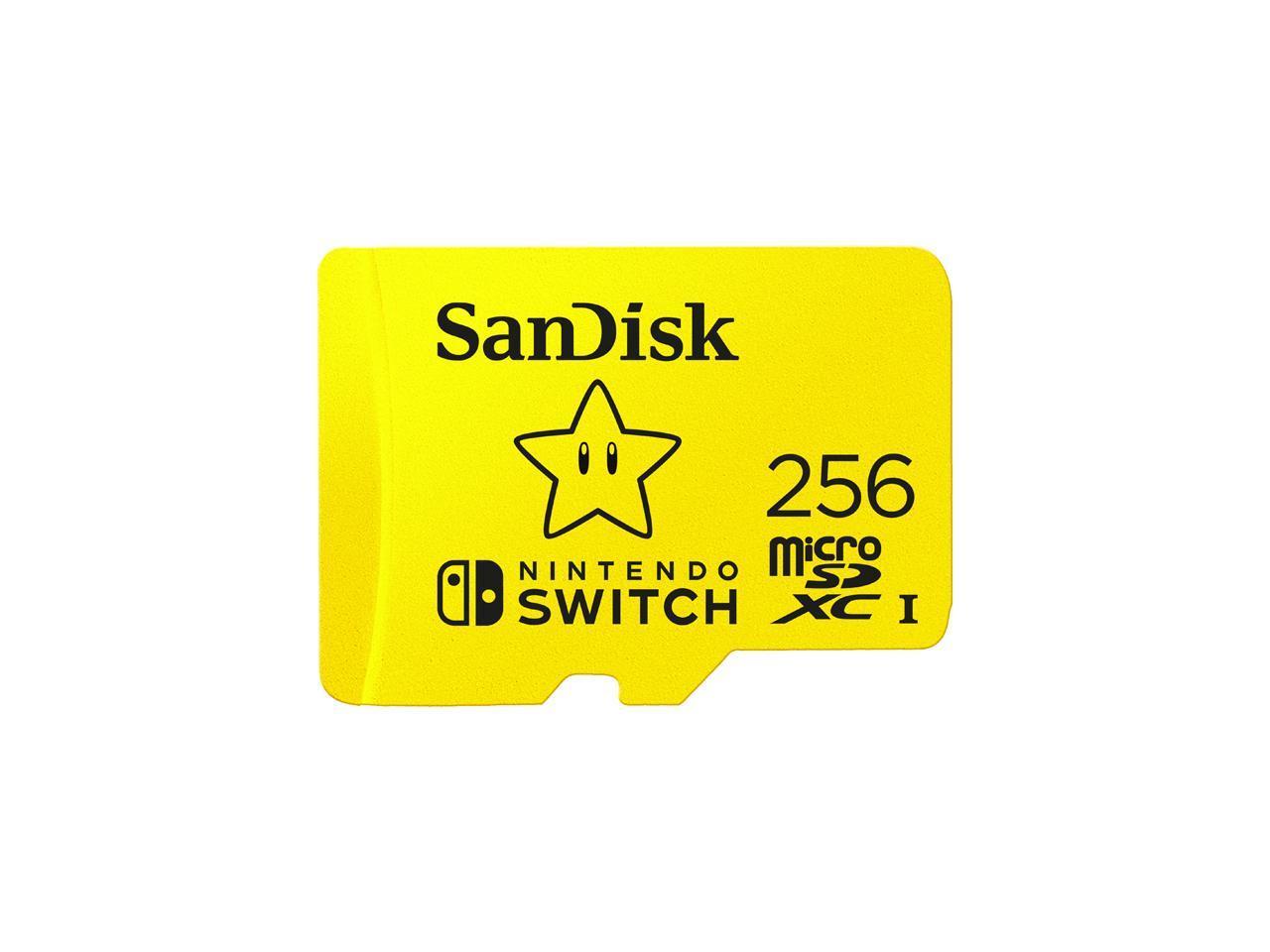 Карта памет SanDisk for Nintendo Switch, microSDXC UHS-I, 256GB, До 100MB/s 1