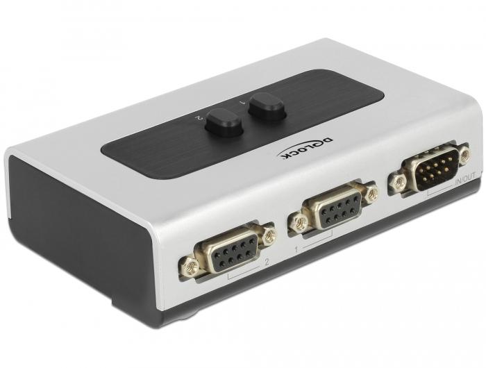 Ръчен превключвател DeLock, RS-232 / RS-422 / RS-485 2-port 1