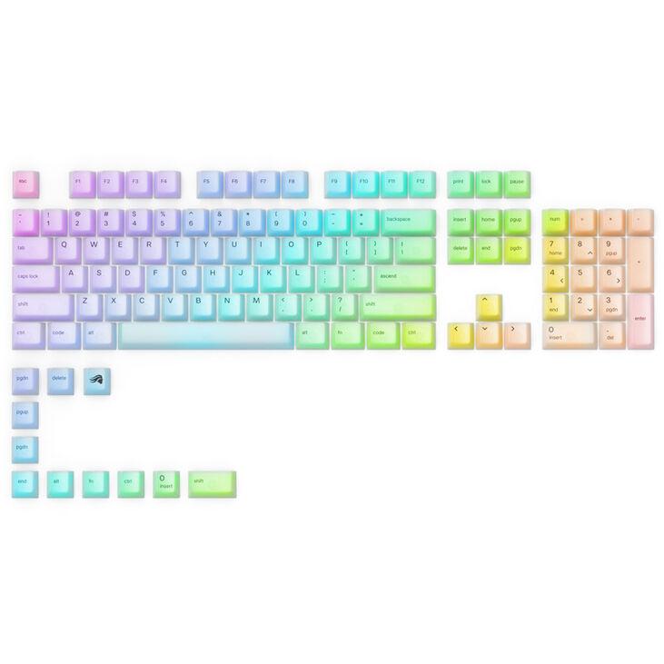 Капачки за механична клавиатура Glorious Polychroma RGB PBT 115-Keycaps, ANSI, US-Layout 1